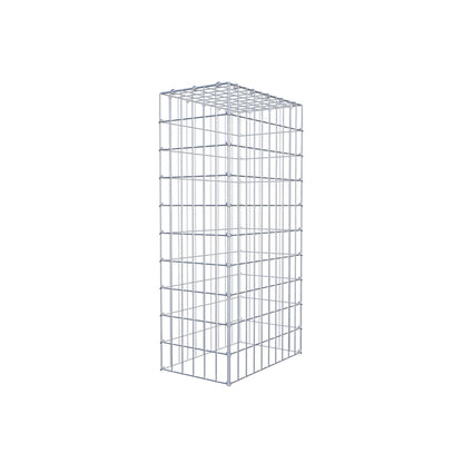 Monteret gabion type 3 100 cm x 50 cm x 30 cm (L x H x D), maskestørrelse 5 cm x 10 cm, C-ring