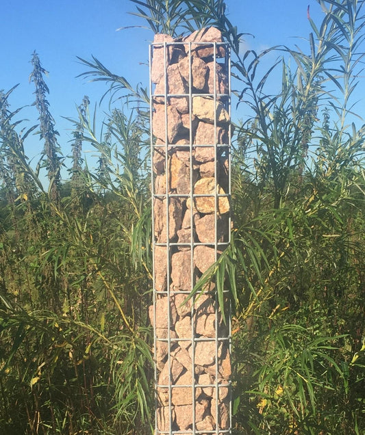 Colonna di gabbioni 17 x 17 cm, MW 5 x 10 cm quadrati