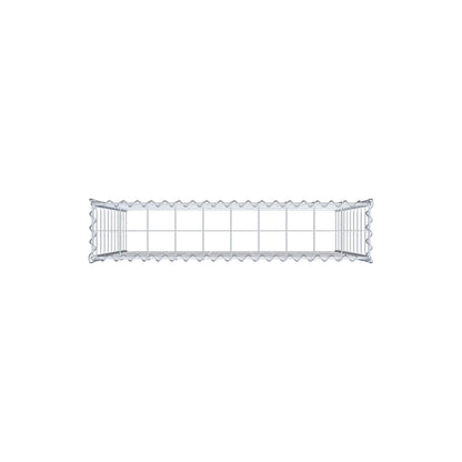 Grown-on gabion type 3 100 cm x 100 cm x 20 cm (L x H x D), mesh size 10 cm x 10 cm, spiral