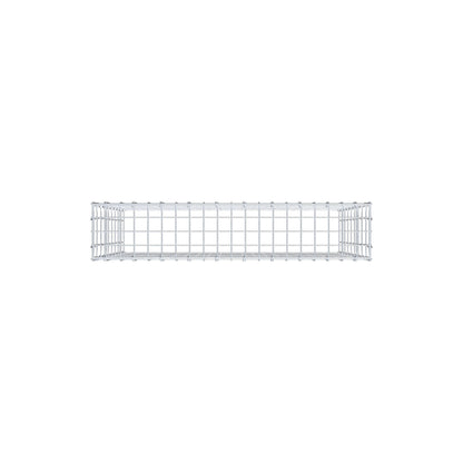 Anbaugabione Typ 3 100 cm x 90 cm x 20 cm (L x H x T), Maschenweite 5 cm x 10 cm, C-Ring