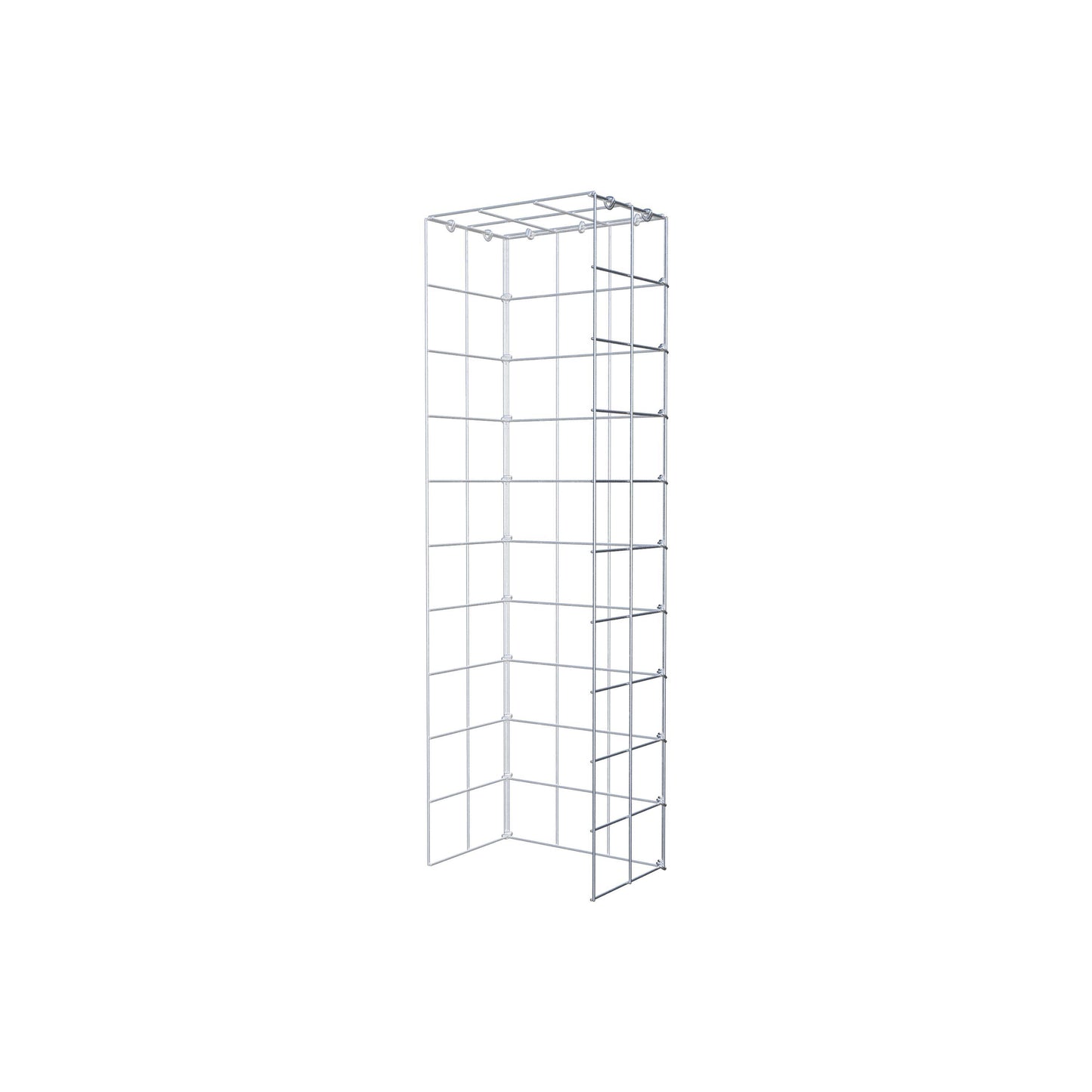 Anbaugabione Typ 4 100 cm x 20 cm x 30 cm (L x H x T), Maschenweite 10 cm x 10 cm, C-Ring