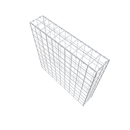Anbaugabione Typ 3 100 cm x 100 cm x 20 cm (L x H x T), Maschenweite 10 cm x 10 cm, C-Ring