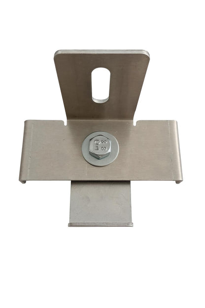 Klemme med hegnsholder Maskestørrelse 10 x 10 cm, aluminium