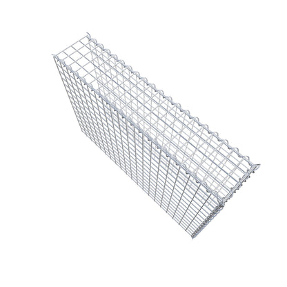 Gabion rapporté type 4 100 cm x 70 cm x 20 cm (L x H x P), mailles 5 cm x 5 cm, spirale