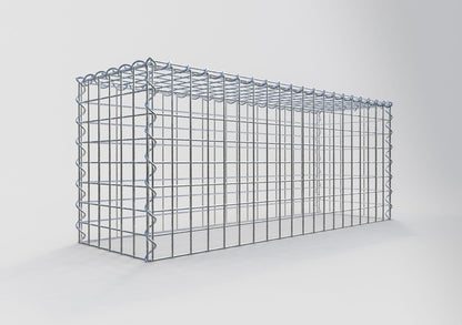 Extra gabion typ 3 100 cm x 40 cm x 30 cm (L x H x D), maskstorlek 5 cm x 5 cm, spiral