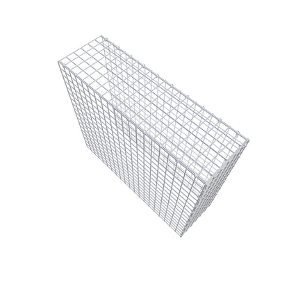 Gavión adicional tipo 4 100 cm x 90 cm x 30 cm (L x A x P), malla 5 cm x 5 cm, anillo en C