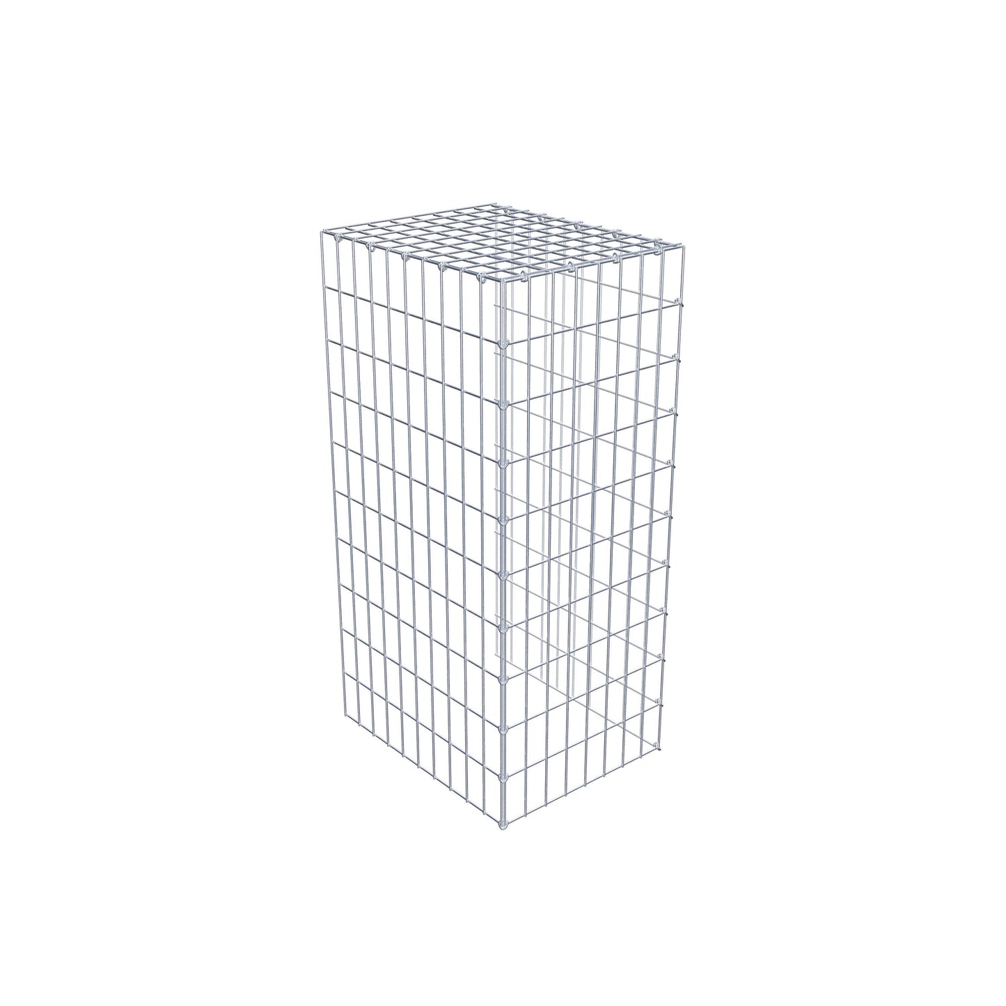 Fourche rapportée type 4 100 cm x 50 cm x 40 cm (L x H x P), mailles 5 cm x 10 cm, anneau C