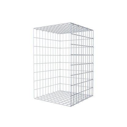Anbaugabione Typ 2 80 cm x 50 cm x 50 cm, Maschenweite 5 cm x 10 cm, C-Ring