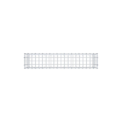 Gabion 100 cm x 50 cm x 20 cm (L x H x D), mesh size 5 cm x 10 cm, C-ring