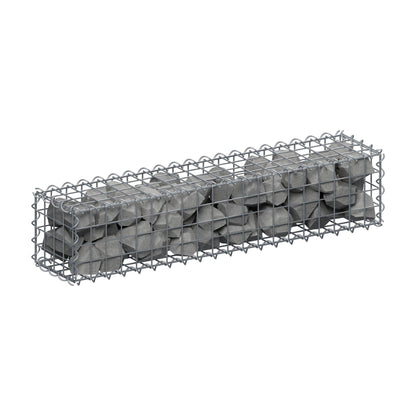 Gabion 100 cm x 20 cm x 20 cm (L x H x P), mailles 5 cm x 5 cm, spirale