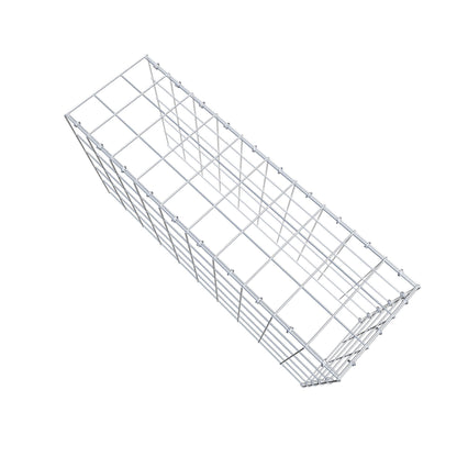 Mounted gabion type 4 100 cm x 50 cm x 30 cm (L x H x D), mesh size 10 cm x 10 cm, C-ring