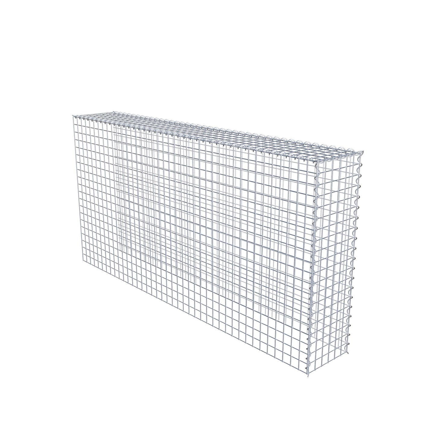 Gabbione aggiuntivo tipo 4 200 cm x 100 cm x 30 cm (L x H x P), dimensione maglia 5 cm x 5 cm, a spirale
