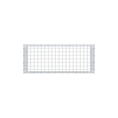 Typ 3 påbyggnadsgabion 100 cm x 40 cm x 40 cm (L x H x D), maskstorlek 5 cm x 5 cm, C-ring