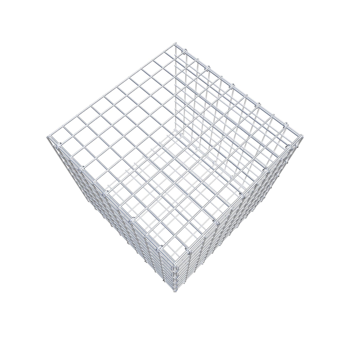 Gavión adicional tipo 2 50 cm x 50 cm x 50 cm (L x A x P), malla 5 cm x 5 cm, anillo en C