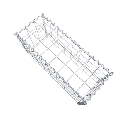 Anbaugabione Typ 3 80 cm x 40 cm x 30 cm (L x H x T), Maschenweite 10 cm x 10 cm, Spirale