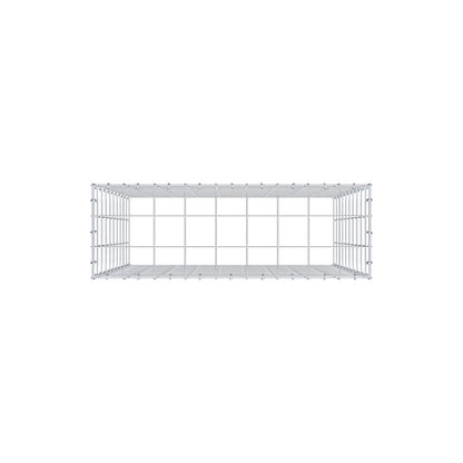Anbaugabione Typ 3 100 cm x 90 cm x 30 cm (L x H x T), Maschenweite 10 cm x 10 cm, C-Ring
