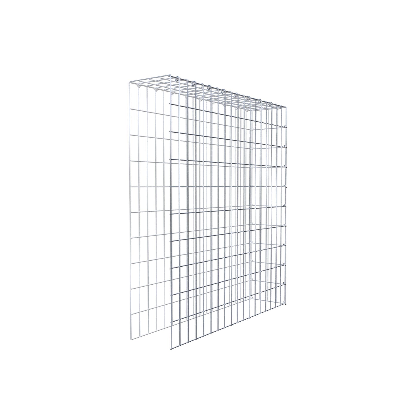 Anbaugabione Typ 4 100 cm x 90 cm x 20 cm (L x H x T), Maschenweite 5 cm x 10 cm, C-Ring