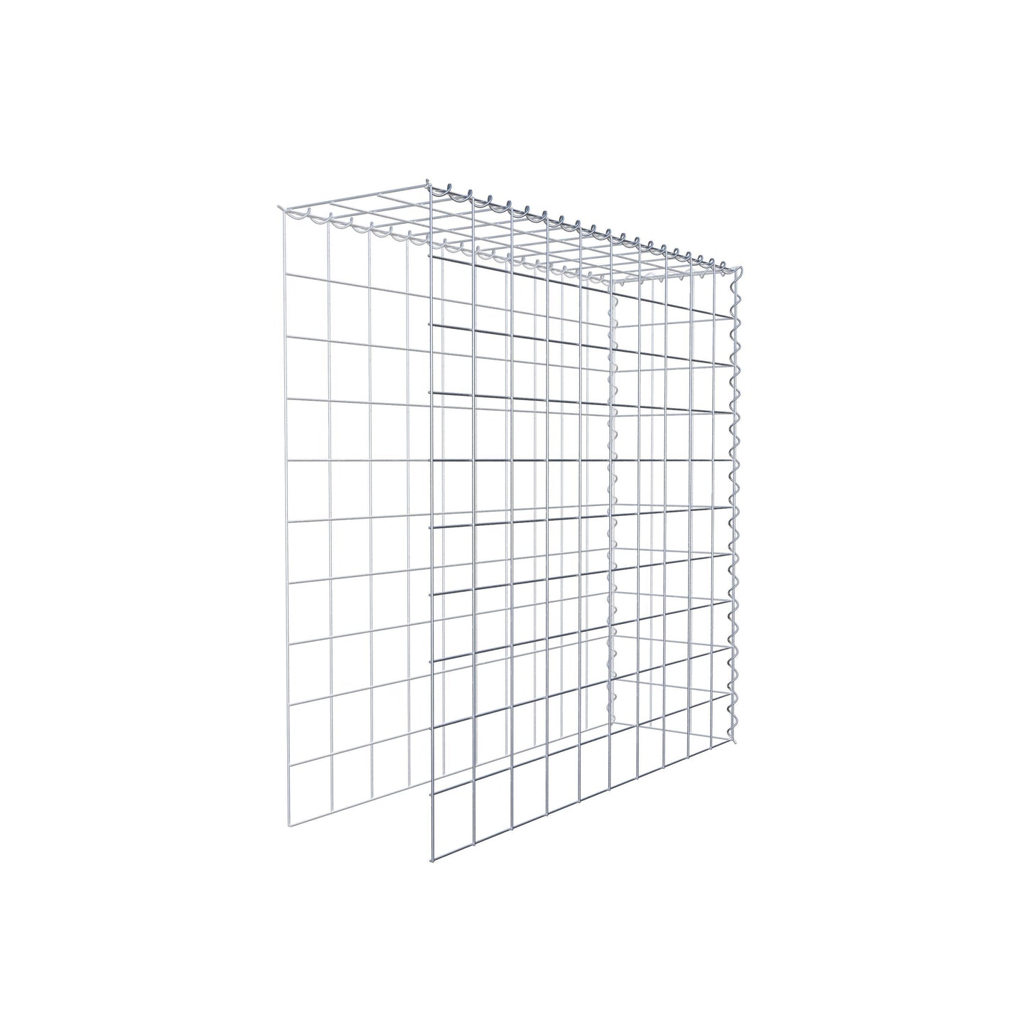 Anbaugabione Typ 4 100 cm x 100 cm x 30 cm (L x H x T), Maschenweite 10 cm x 10 cm, Spirale