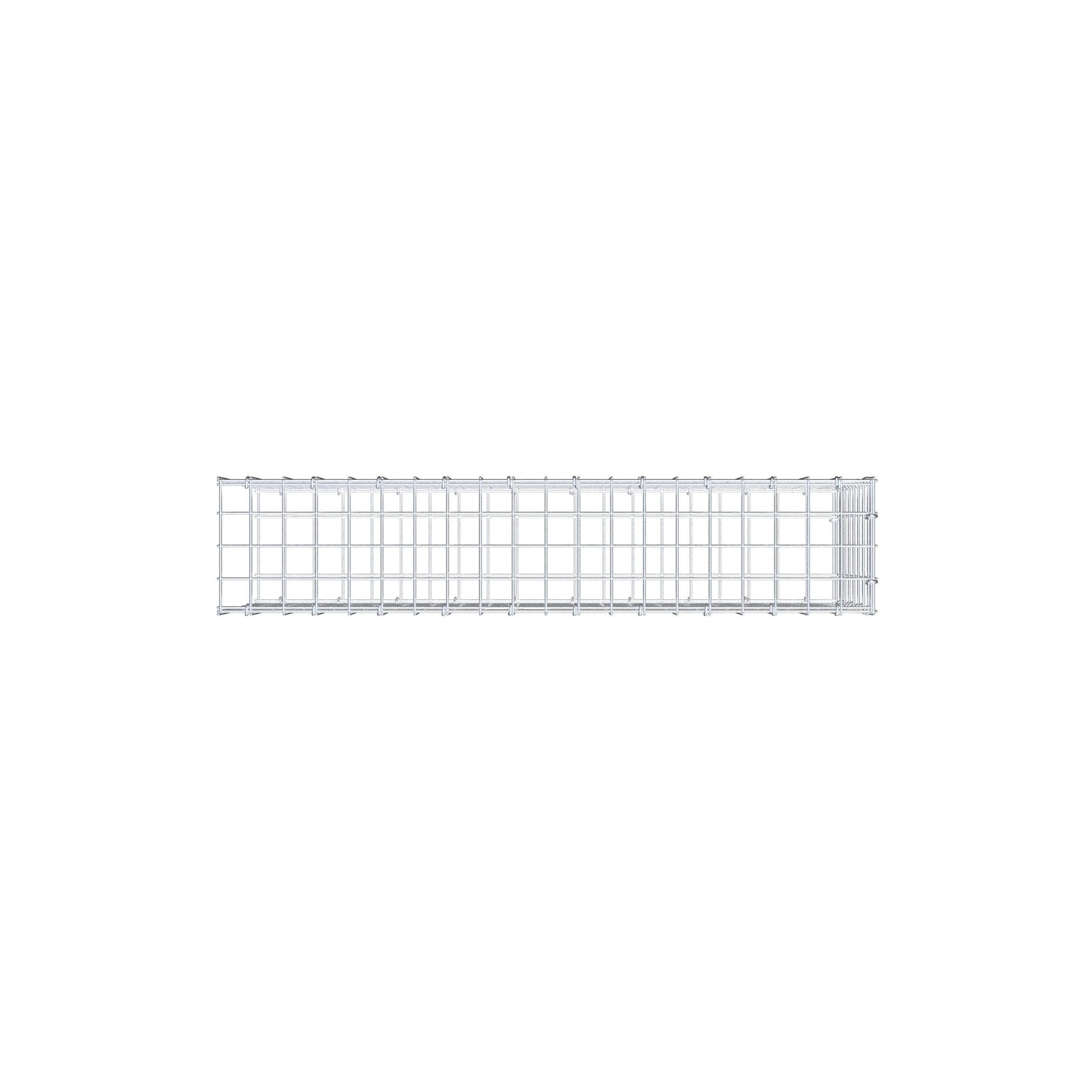 Anbaugabione Typ 2 100 cm x 40 cm x 20 cm (L x H x T), Maschenweite 5 cm x 5 cm, C-Ring