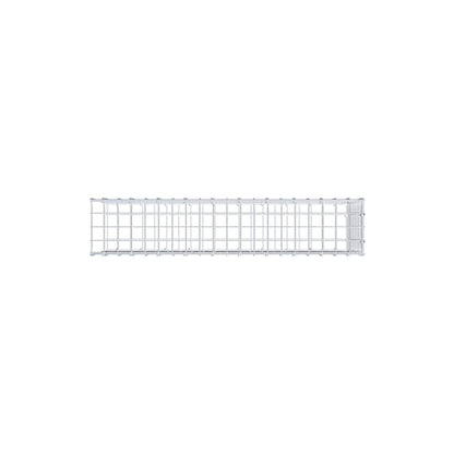 Anbaugabione Typ 2 100 cm x 40 cm x 20 cm (L x H x T), Maschenweite 5 cm x 5 cm, C-Ring