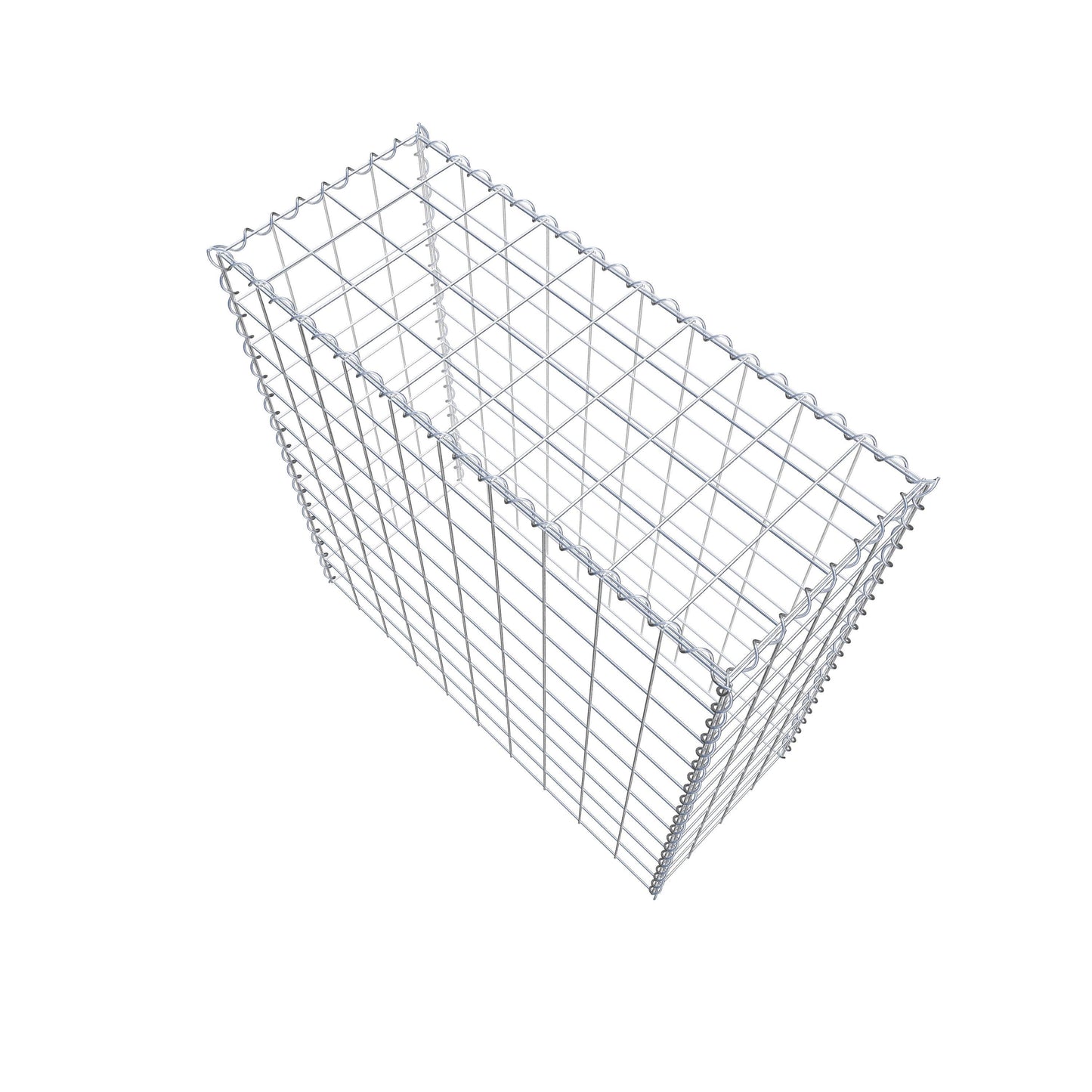 Anbaugabione Typ 3 100 cm x 100 cm x 40 cm (L x H x T), Maschenweite 10 cm x 10 cm, Spirale