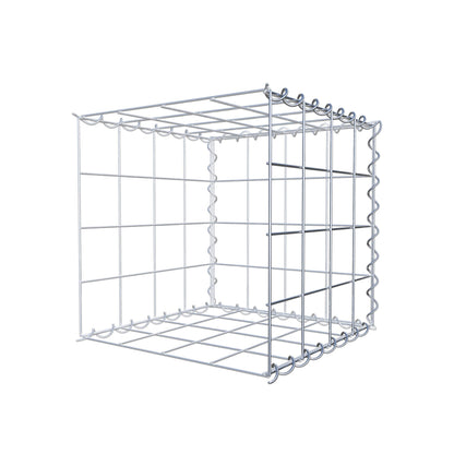 Gabion rapporté type 2 40 cm x 40 cm x 40 cm (L x H x P), mailles 10 cm x 10 cm, spirale