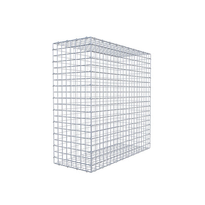 Gabbione 100 cm x 100 cm x 40 cm (L x H x P), maglia 5 cm x 5 cm, anello a C