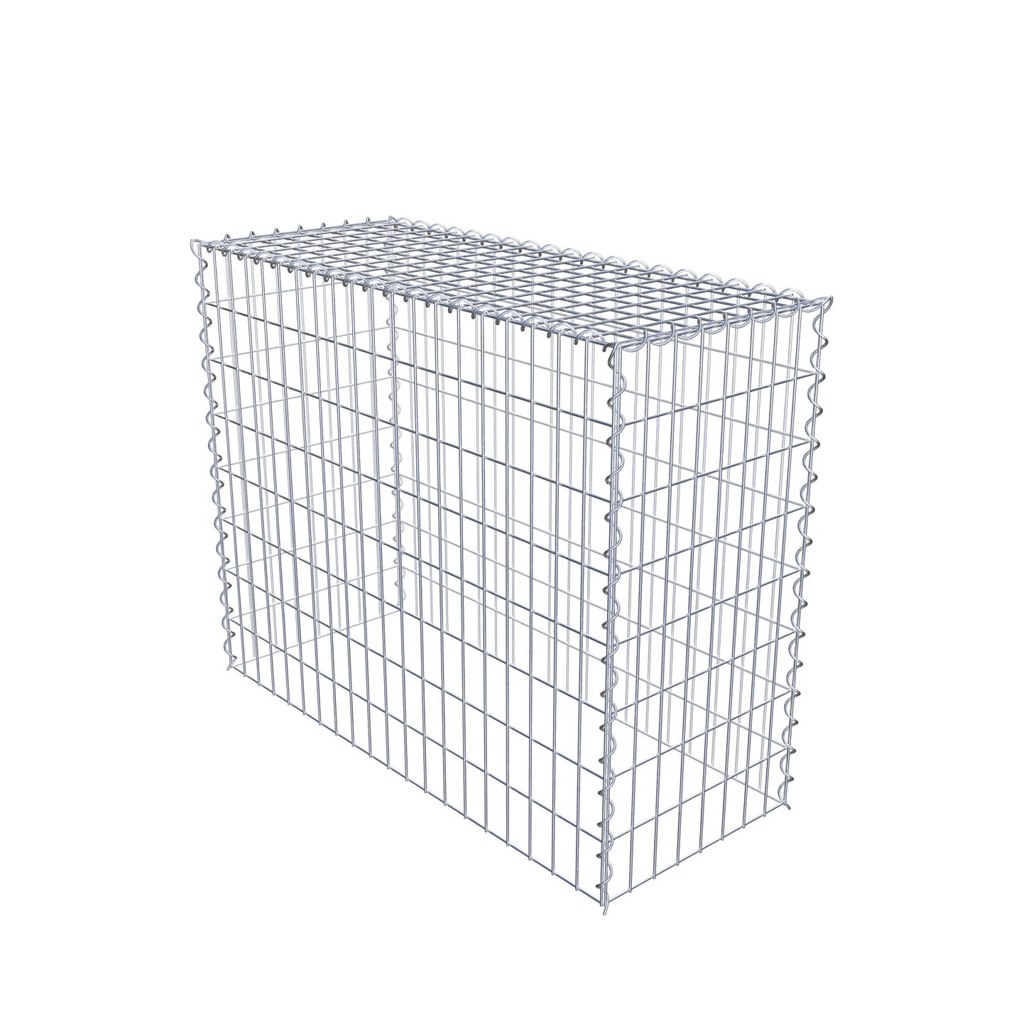 Grown-on gabion type 3 100 cm x 80 cm x 40 cm (L x H x D), mesh size 5 cm x 10 cm, spiral