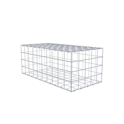 Gabion 100 cm x 40 cm x 50 cm (L x H x D), maskestørrelse 10 cm x 10 cm, C-ring