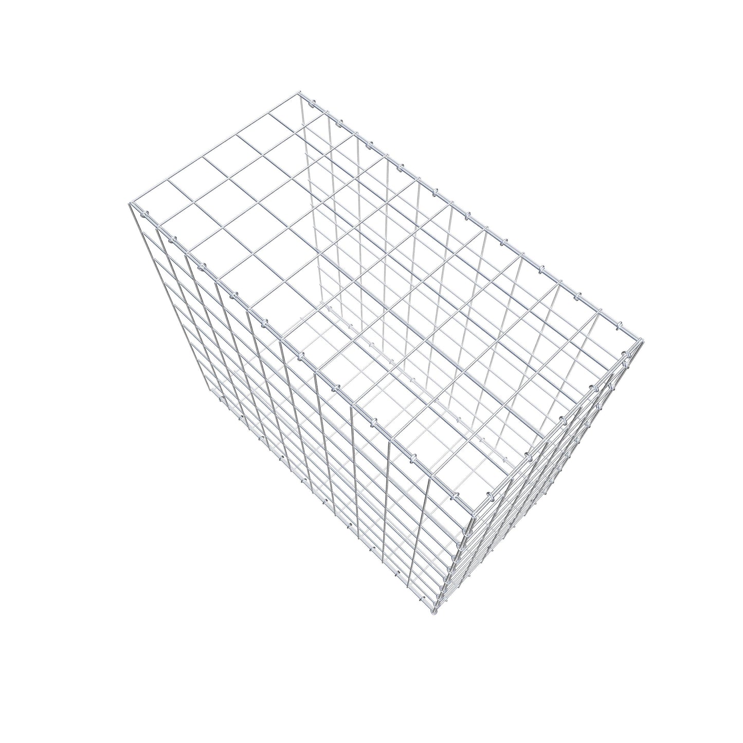 Fourche rapportée type 2 100 cm x 90 cm x 50 cm (L x H x P), mailles 10 cm x 10 cm, anneau en C