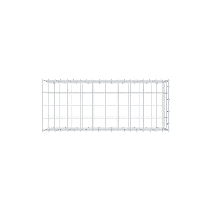 Monteret gabion type 2 100 cm x 30 cm x 40 cm (L x H x D), maskestørrelse 10 cm x 10 cm, C-ring