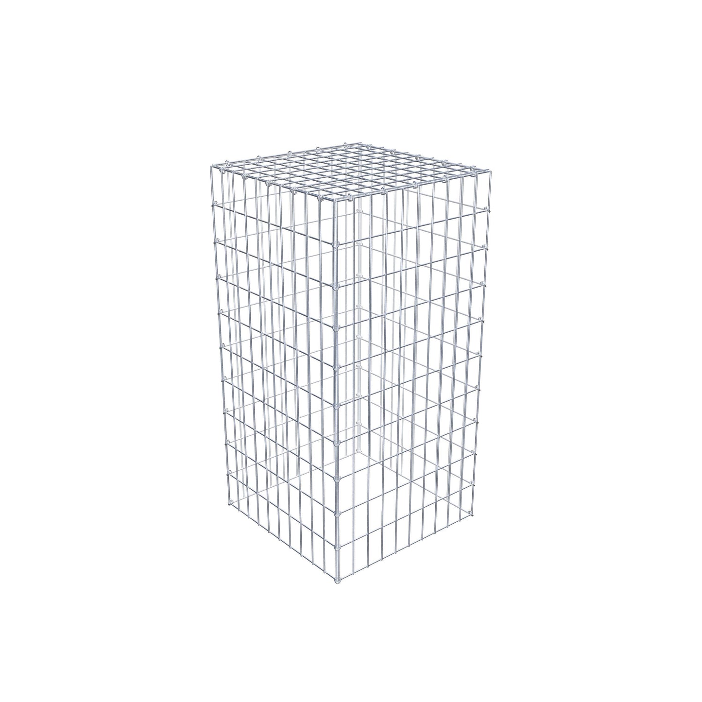 Fourche rapportée type 3 100 cm x 50 cm x 50 cm (L x H x P), mailles 5 cm x 10 cm, anneau C
