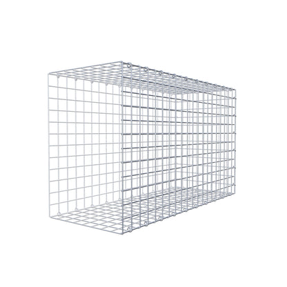 Mounted gabion type 2 100 cm x 60 cm x 40 cm (L x H x D), mesh size 5 cm x 5 cm, C-ring