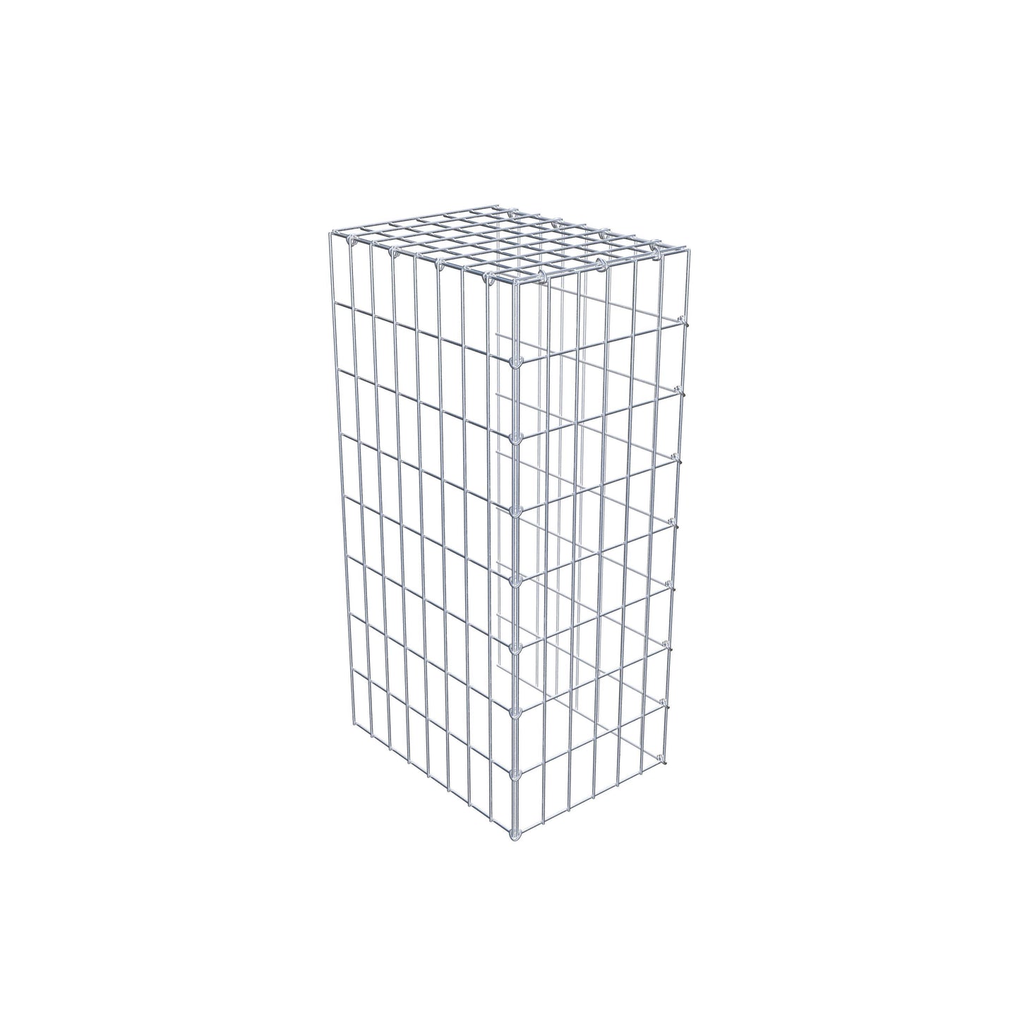 Toegevoegde pool type 4 80 cm x 40 cm x 30 cm (L x H x D), maaswijdte 5 cm x 10 cm, C-ring