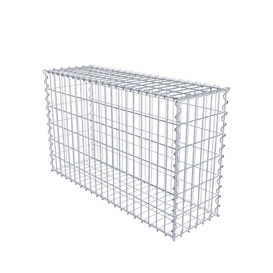 Gabione 100 cm x 60 cm x 30 cm (L x H x T), Maschenweite 5 cm x 10 cm, Spirale