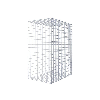 Mounted gabion type 2 100 cm x 70 cm x 50 cm (L x H x D), mesh size 5 cm x 5 cm, C-ring