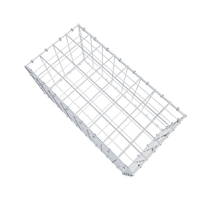 Gabion 80 cm x 40 cm x 40 cm (L x H x D), maskestørrelse 10 x 10 cm, spiralring