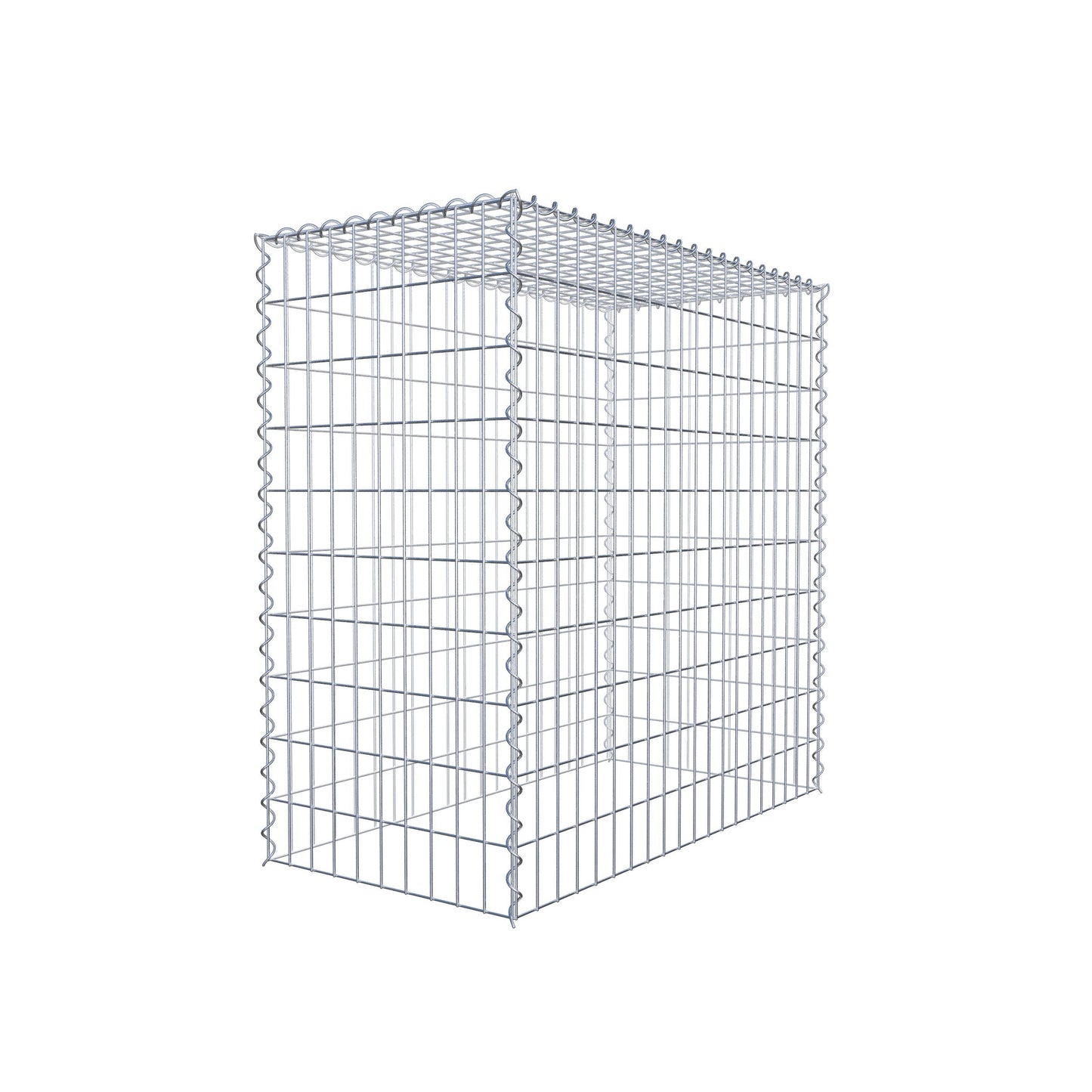 Grown-on gabion type 3 100 cm x 100 cm x 50 cm (L x H x D), mesh size 5 cm x 10 cm, spiral