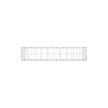 Gabbione 100 cm x 40 cm x 20 cm (L x H x P), maglia 10 x 10 cm, anello a spirale