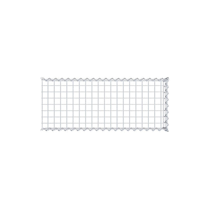 Gabbione aggiuntivo tipo 4 100 cm x 20 cm x 40 cm (L x H x P), dimensione maglia 5 cm x 10 cm, a spirale
