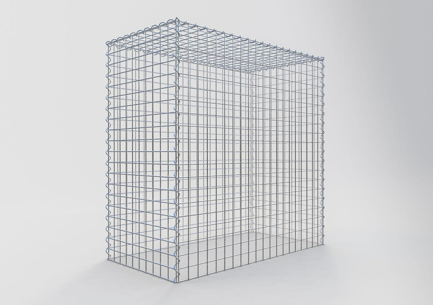 Gavión complementario tipo 3 100 cm x 100 cm x 50 cm (L x A x P), malla 5 cm x 5 cm, espiral