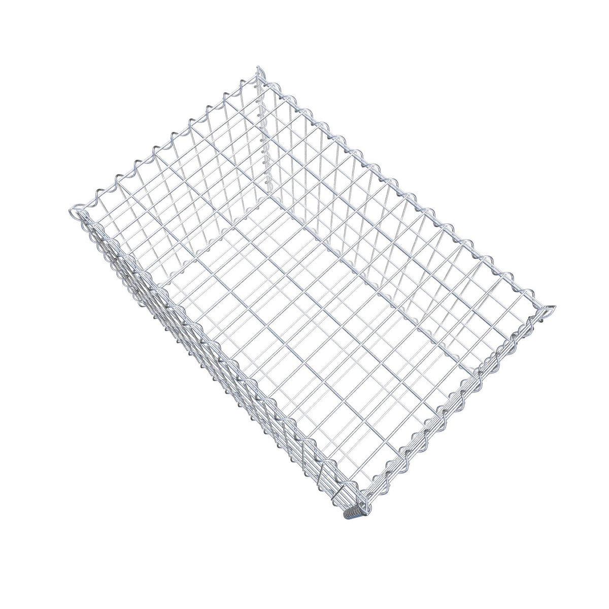 Gabion 80 cm x 50 cm x 50 cm (L x H x P), mailles 5 cm x 10 cm, spirale