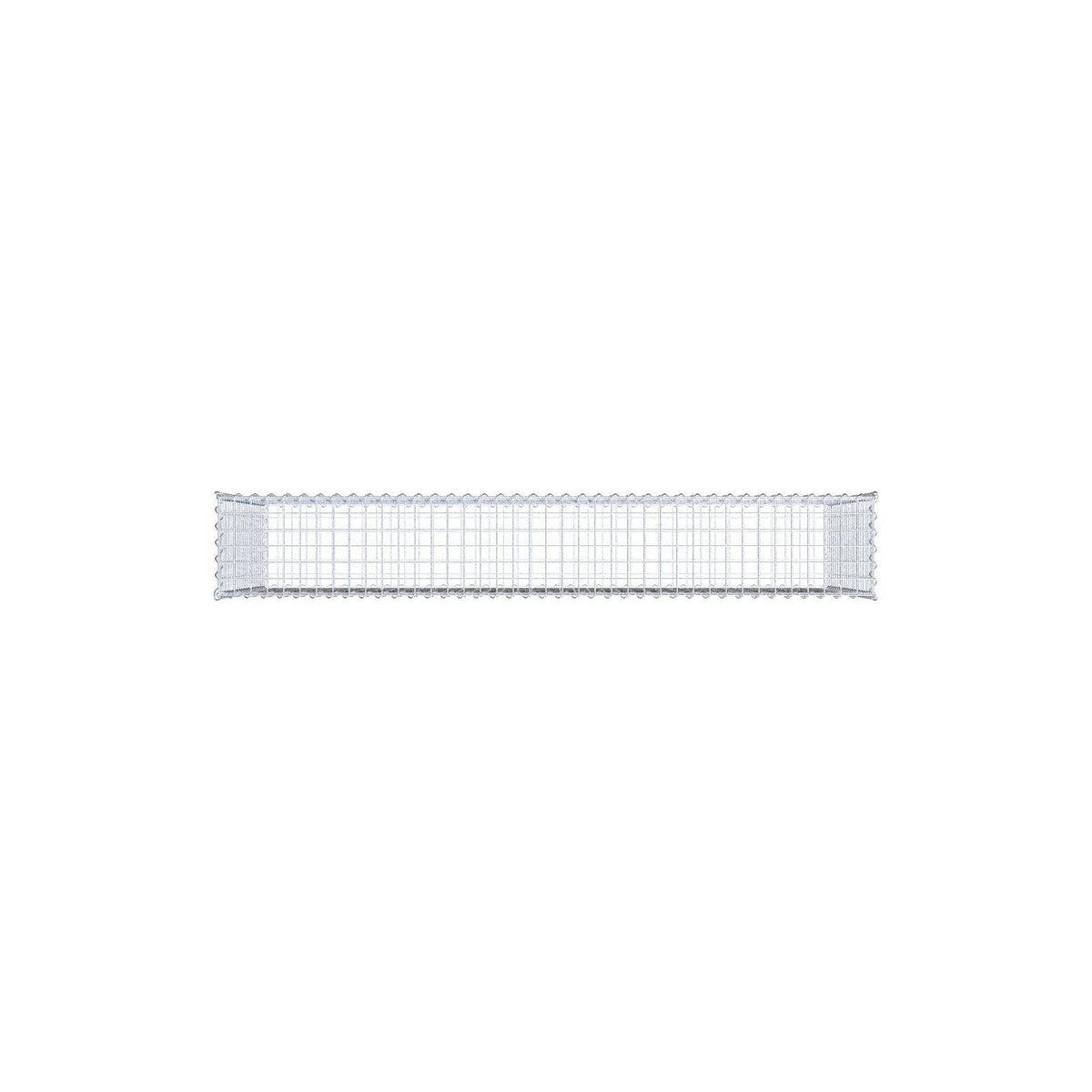 Gabione 200 cm x 100 cm x 30 cm (L x H x T), Maschenweite 5 cm x 5 cm, Spirale