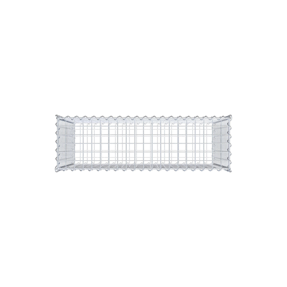 Gabion 100 cm x 70 cm x 30 cm (L x H x D), maskestørrelse 5 cm x 5 cm, spiral