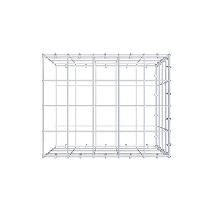 Pila adicional tipo 2 50 cm x 40 cm x 40 cm (L x A x P), malla 10 cm x 10 cm, anillo en C