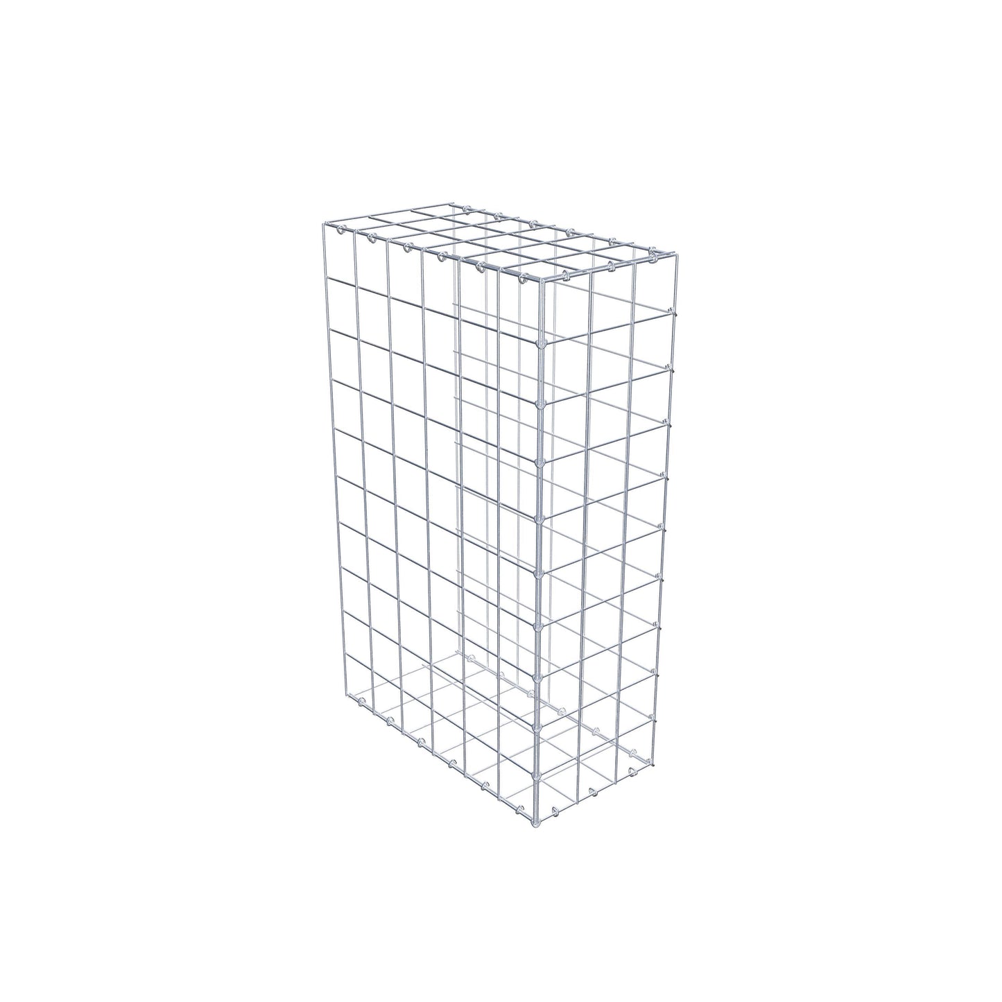 Gabbione aggiuntivo di tipo 2 100 cm x 60 cm x 30 cm (L x H x P), maglia 10 cm x 10 cm, anello a C