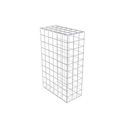 Gabbione aggiuntivo di tipo 2 100 cm x 60 cm x 30 cm (L x H x P), maglia 10 cm x 10 cm, anello a C