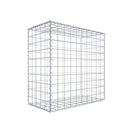 Lot de 2 gabions 100 cm x 100 cm x 50 cm (L x H x P), mailles 10 x 10 cm, spirale