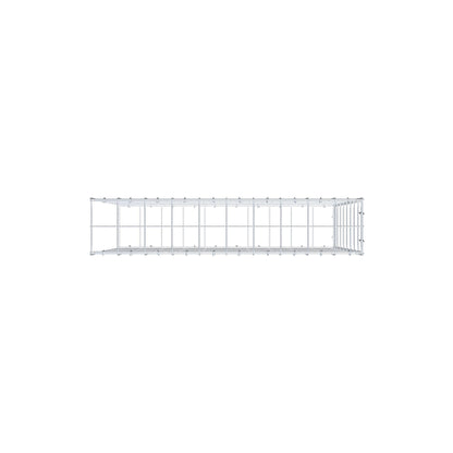 Gavión complementario de tipo 2 100 cm x 80 cm x 20 cm (L x A x P), malla 10 cm x 10 cm, anillo en C