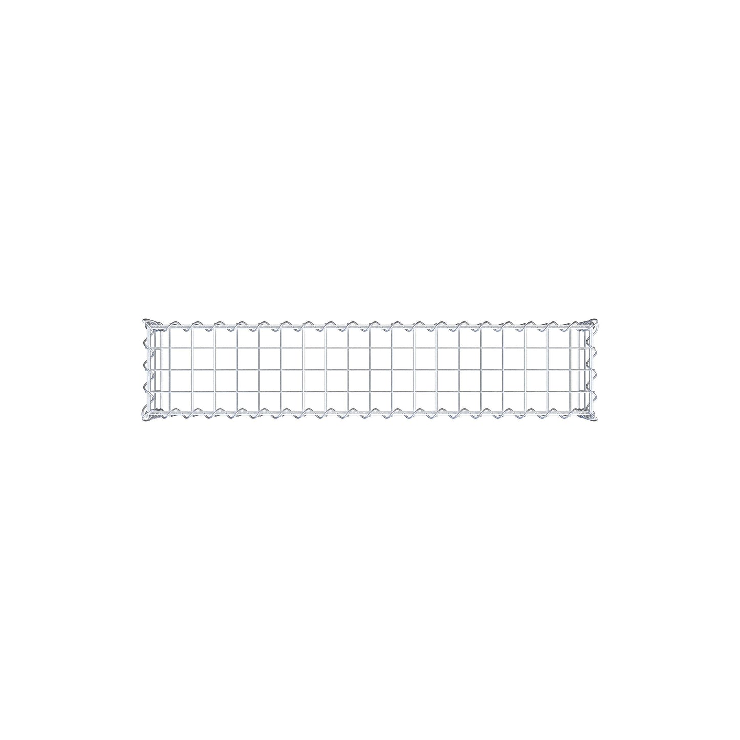 Grown-on gabion type 3 100 cm x 20 cm x 20 cm (L x H x D), mesh size 5 cm x 10 cm, spiral
